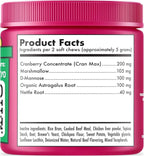 Cranberry UTI Chews for Dogs Bladder Support + D-Mannose Supports Kidney Urinary Tract and Bladder Health Natural Cranberry Wellness Supplement Immune System Booster Natural Pet Antioxidant 120 Chews