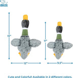 Best Pet Supplies Interactive Squeaky Dog Chew Toy, Ideal Dog Toys for Chewers, Small, Medium & Large Dogs, and Fetch Lovers - Mallard Duck Wing (Gray), Small