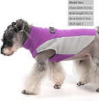 KOOLTAIL Dog Sweater - Dog Fleece Vest Jacket with Leash D-Ring for Small Medium Large Dogs, Soft Pullover Winter Warm Cold Weather Coats, Pet Fall Clothes Outfit for Puppy Cat Boys&Girls, Purple L
