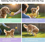 seagi Interactive Dog Toys – Durable Automatic Bouncing & Vibrating Interactive Dog Ball for Smart Play, Motion-Activated Moving Dog Toy for Small/Medium/Large Dogs,USB Rechargeable (Yellow)