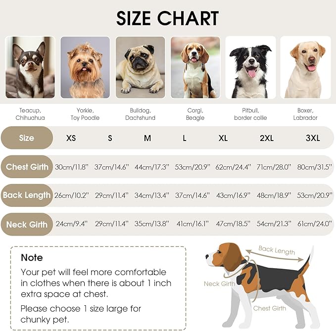 Queenmore Dog Sweater - Knitted Turtleneck Long Sleeve Check Pattern Dog Sweater, Warm Fall & Winter Browns: XS, S, M, L, XL