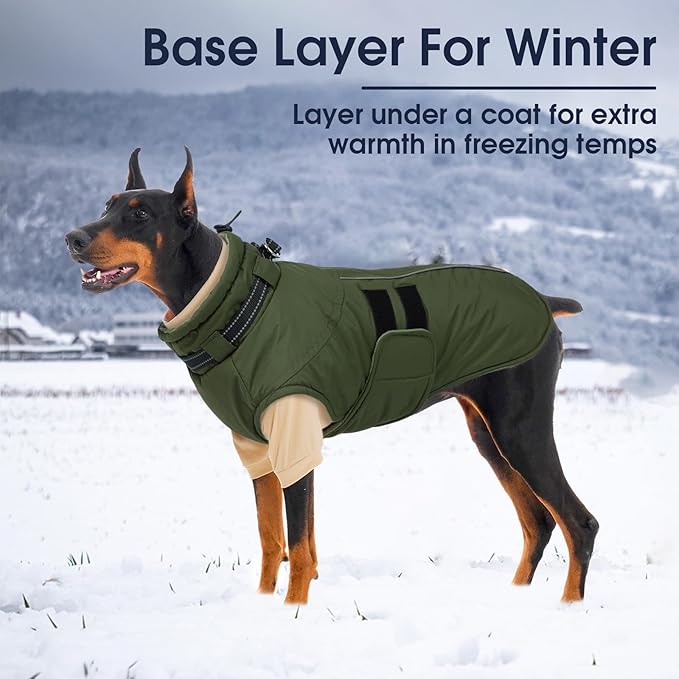 IECOii 2 Pack XXXXL Dog Fleece Sweater for Giant Breed Dogs, Warm Dog Turtleneck with Stretch for Great Dane Sweater, Fall Winter Pullover Dogs Sweatshirt with Sleeve,Outdoor Sweaters for Walking, 4XL