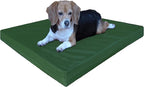 Dogbed4less Large Orthopedic Memory Foam Pet Bed with Durable Washable Canvas Cover, Waterproof Liner, and Extra Replacement Microsude Antislip Case, 41"X27"X4" Inches, Fits in 42X28 Size Crate.