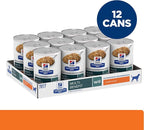 Hill's Prescription Diet w/d Multi-Benefit Digestive/Weight/Glucose/Urinary Management with Chicken Wet Dog Food, Veterinary Diet, 13 oz. Cans, 12-Pack