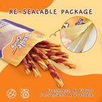Jungle Calling Dog Treats, Duck Wrapped Chicken Collagen Sticks for Small Medium Dogs, Digestible Rawhide Alternative Dog Chews, Dental Bones for Teeth Cleaning, Like Bully Sticks, Less Smell, 14.1oz