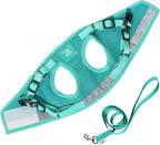Travel Cat x Jackson Galaxy Harness and Leash Set - Adjustable Fit Mesh Cat Harness with Nylon Leash - Comfort, Escape Proof Harness for Cats, Kitten for Outdoor Walking, Hiking (Medium)