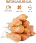 Chicken Calcium Bone Rawhide Free Dog Treats, Dog Chews Puppy Training Teeth Clean Snacks 0.5lb/227g