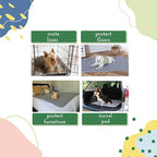 Caldwell's Pet Supply Co. 24x36 Potty Pads, Washable Pee Pads for Dogs, Reusable Pee Pads for Dogs, Puppy Potty Mat, Whelping Rug, Reusable Puppy Mat, Medium (Set of 3)