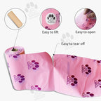 Dog Poop Bags Rolls 300 Count Biodegradable Poop Bags Refills for Dog and Cat Lavender Scented Waste Bag Leak Proof Doggie Poop Bag Doggy Trash Bag Purple