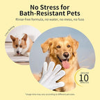 MIOSSZI Pet Gloves Wipes for Dogs & Cats Wipes Cleaning Deodorizing Hypoallergenic No-Rinse Pet Grooming Wipes Unscented Extra Thick Bathing Wipes for Pet Dry Cleaning Daily Care and Travel 8 pcs