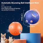 Interactive Dog Ball Toys, Automatic Moving Motorized Rolling Dog Balls, Automatic Bouncing Pet Toy Balls, USB Rechargeable Sporty Rolling Toys, Play Balls for Dogs to Play with(Blue)