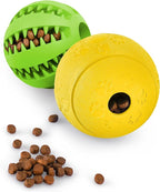 Dog Puzzle Toy 2 Pack, HIPPIH Interactive Dog Toys for Treat Dispensing, Durable Puppy Toys for Teething Small Dogs, Dog Treat Ball for Teeth / Slow Feeder/ IQ Training/ Playing