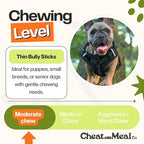 Bully Sticks for Small Dogs, (6 Inch, 25 Count), Small Chew Toy for Puppies and Senior, Natural, Single Ingredient, 100% Beef Pizzle, Long Lasting Treats, Grass Fed, Rawhide-Free