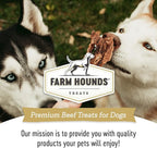 Farm Hounds - Beef Lung - Premium Natural Beef Lung Jerky for Dogs - Made from 100% Humanely Raised Cattle - Organ Treat - Great for Training & Treats - No Added Fillers - Made in USA - 2 oz - 1 Pack