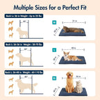 Dog Heating Pad (31"x20") - Waterproof Electric Heated Mat & Pet Bed for Indoor and Outdoor Use, Chew Resistant Cord, Machine Washable Cover with Wheat Pattern Quilting, for Cats and Pets