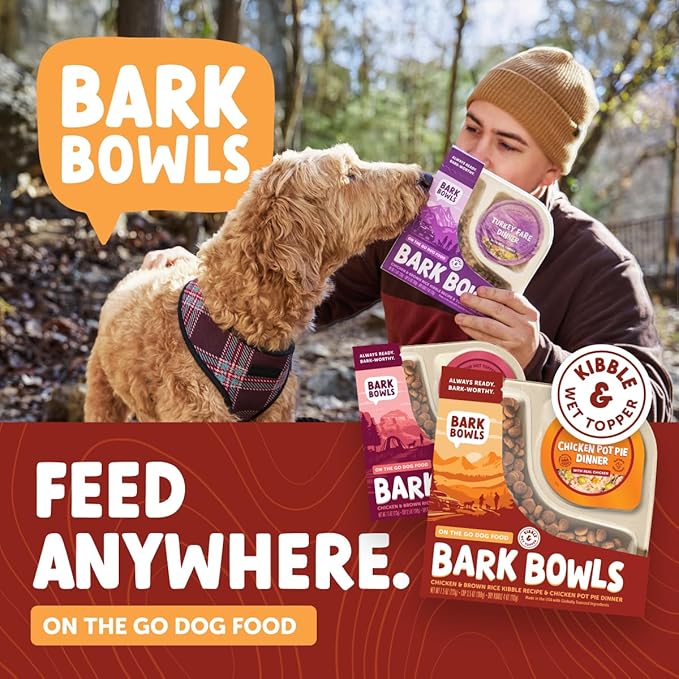 On The Go Dog Food, Homestyle Beef Dinner - 7.5 oz Trays (6 Count), Made in The USA with Real Beef