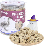 PAWUP Freeze Dried Duck Liver Cat Treats, Dog Liver Treats, High Protein Snack for Dogs, Cats, Healthy Single Ingredient, Rawhide Free, Grain Free, 4.6 oz