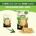 EcoKind Premium Gold Yak Cheese Himalayan Dog Chews, Healthy Dog Treats for Small Dogs, All Natural, High Protein Dog Chew, Chicken, Small - 16 Chews