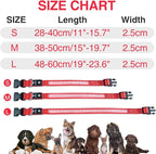 MASBRILL LED Dog Collar,Light Up Dog Collars Rechargeable Waterproof Night Walking Glow Dog Collar for Small Medium Large Dogs
