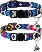 CollarDirect Cat Collar Breakaway with Removable Bell Set of 2 PCS