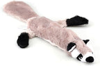 Wobble Giggle Ball and Plush NO Stuffing Squeaky Toy Combo (Raccon)