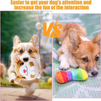 Interactive Plush Dog Toys, Interactive Puppy Toy Bouncing Rolling Dogs Ball Remote Control Dogs Toys with Music,Self Moving Pet Toy for Small/Medium/Large Bored Dog to Keep Them Busy(Hamster)