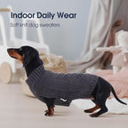 IECOii Extra Large Dog Sweater, XXXL Dog Sweater for Large Dogs Girl Boy, Xmas Pet Holiday Sweaters Large Size, Warm Doggy Christmas Knitwear Big Dogs Sweater for Labrador, Doberman, DarkGrey-3XL