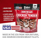 Jeffers Chicken Jerky Dog Treats, 24 oz Bag – Limited Ingredient, Healthy Training Snack, Grain Free, High Protein, 100% Real Chicken, Natural Made in USA, Perfect for Halloween & Christmas - 1 Pack