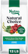 Nutro Natural Choice Lamb & Brown Rice Puppy Food Dry Recipe, 12 lb. Bag