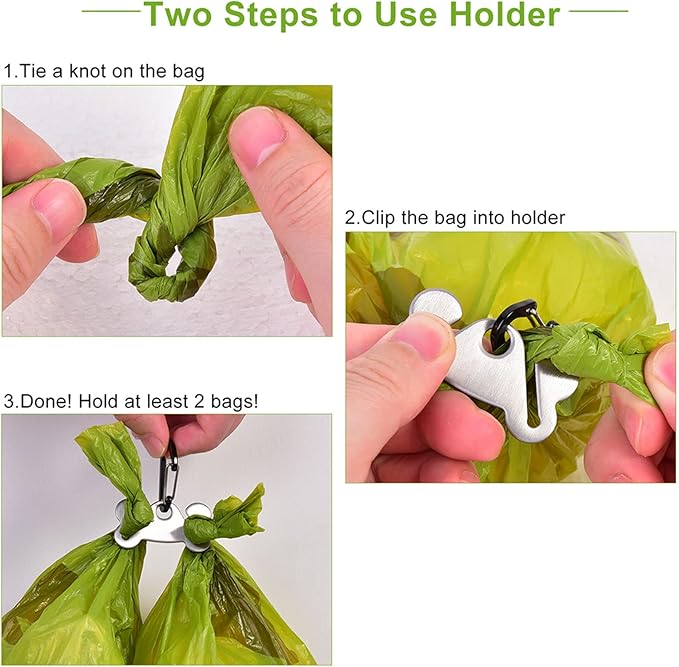 Dog Waste Bag Dispenser Pet Poop Bags Holder for Doggie Waste Bags Dispensers Soft Fabric Zipper Small Doggy Puppy Pouch for Leash Accessory Attachment with Carrier,Purple