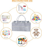 Felt Pet Dog Grooming Bag,Dog Storage Organizer for Grooming Supplies,Portable Tote Organizer for Pet Stuff,Ideal for Dog Cat Toys,Blanket, Shampoo,Trimmer,Clipper,Combo,Brush
