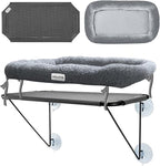 EvolutionUSA Cat Window Perch, Durable Feline Bed, Comfy Perch for 360 Views, Durable Elevated Pet Lounger, Ideal Cat Window Hammock for Large Cats, Heavy Duty, Large Size 24.4x12.6 in