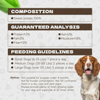 Sweet Potato Dog Treats, Healthy Natural Training Treats for Dog Snacks Low Fat Soft Chews for Small Medium Large Breed 10.54oz