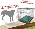 Majestic Pet Orthopedic Memory Foam Dog Crate Mat - Plush Pet Bed Pad for Crates & Kennels | USA Crafted | 48"x30" Villa Marine