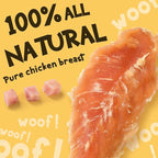ASMPET Dog Chicken Jerky Treats, Made with 100% Real Chicken Breast, High Protein & Grain Free