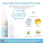 Pet Steam Brush for Dog & Cat - 3-in-1 Pet comb leave-in serum for Shedding & Hair Removal - Self Cleaning Spray Comb with Mist for Long Haired Pets - Includes 1*Waterless Shampoo, Yellow
