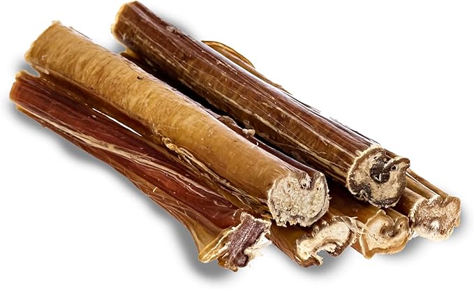FOODIEPAWS 4 Inch Bully Sticks for Dogs, 1 lb Bulk Pack | All Natural Grass-Fed Beef Pizzle | Rawhide-Free, Odor-Free & Fully Digestible Chews | Dental Treats for Puppies & Small Dogs