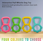 Tug of War Dog Toy, Interactive Dog Pull Toys, Adult and Puppy Teething Toy, Tough Chew Toy for Small Medium Large Dogs, Rubber, Lightweight, Comfortable Grip (Pink)