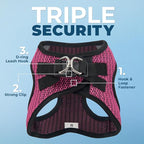 Best Pet Supplies Voyager Step-in Air Harness - All Weather Mesh, Reflective, No Pull Harness for Dogs, Cats - Secure with Hook & Loop Fastener, Buckle, Double D-Rings - Tone, L