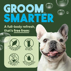 TropiClean Dog Perfume, Long Lasting Green Apple Cologne, Deodorizing Spray for Smelly Dogs, After Bath Detangling Spray with Vitamin E, Safe for Cats, 8oz.