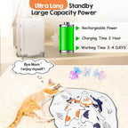 ORSDA Cat Toys for Indoor Cats, 5 in 1 Interactive Automatic Kitten Toys Rechargeable Electric Hide and Seek, Moving Feather, Whack-A-Mole, Spin Flying Teaser Wand Exercise Kicker, Gifts for Cat