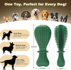 Chew Toys for Dog, Rubber Durable Dog Toys for Aggressive Chewers, Interative Indestructible Toy,Teeth Clean Chew Toys for Medium Large Breed (Forest Green)