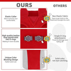 KOOLTAIL Small Dog Sweater - Dog Fleece Vest Jacket with Leash D-Ring for Small Medium Dogs, Soft Pullover Winter Warm Cold Weather Coats, Pet Fall Clothes Outfit for Puppy Cat Boys&Girls, Red XS