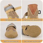 Dog Shoes for Large Medium Small Dog, Mesh Breathable Dog Shoes for Hot Pavement, Anti-Slip Dogs Boots Paw Protectors with Reflective for Outdoor Walking Indoor Hardfloors(Size 7)