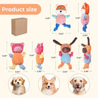 Durable Interactive Squeaky Dog Toys 3-Pack – Tough Chew Toys for Aggressive Chewers & Puppies, Long-Lasting Plush Toy Bundle for Medium/Small Dogs – Noise-Making Pet Gifts to Keep Dogs Busy