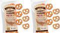 Gootoe Turkey Tendon Dog Treats, Pretzel (S) 6 Pieces per Pack, USA-Sourced Turkey Tendon, Natural Snack, Premium Puppy Chews, Hypoallergenic, Reseal Value Bags, Size for Small Dogs (Pack of 2)