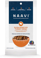 Natural Dog Food - Slow-Roasted Turkey Bowl with Ancient Grains, Vegetables & Fruits - Ideal Wet/Dry Meal or Premium Dog Food Toppers for Picky Eaters (3 oz, Pack of 1)