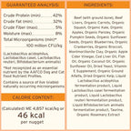 Primal Freeze Dried Raw Dog Food Nuggets, Beef, Complete & Balanced Meal, Also Use as Topper or Treat, Premium, Healthy, Grain Free, High Protein Raw Dog Food, 5.5 oz