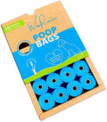 Wooflinen 100% Compostable Dog Poop Bags - EN13432 Home Compost Certified Dog Waste Bags, 720 Count (48 Rolls), Made from Corn - Easy Open - Large, Thick Poop Bags for Dogs