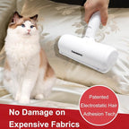 Pet Hair Removal Tool – Reusable Lint Roller for Dogs & Cats – Self-Cleaning Fur Remover Brush - Portable, Multi-Surface Fur Removal Tool - Reusable Double Sided Travel Brush